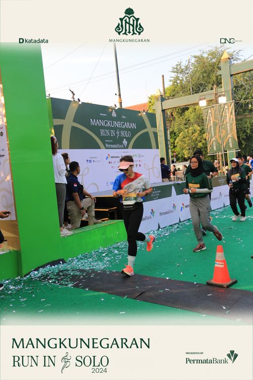 Race photo from Mangkunegaran Run 2024