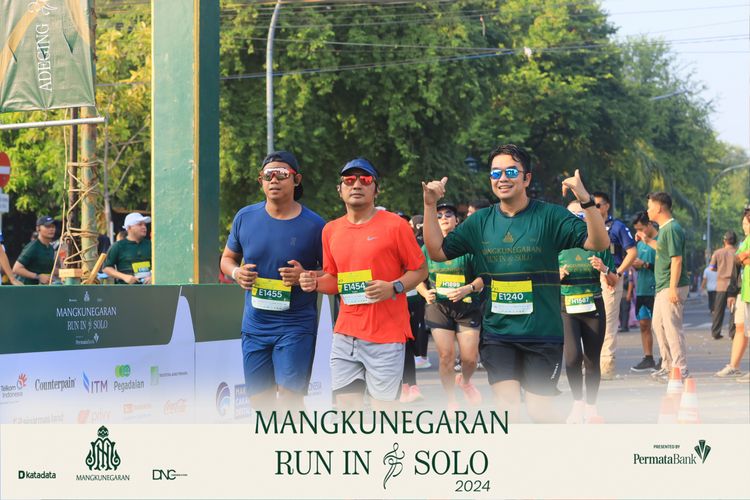 Race photo from Mangkunegaran Run 2024