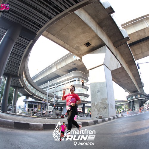 Race photo from SMARTFREN RUN 2026