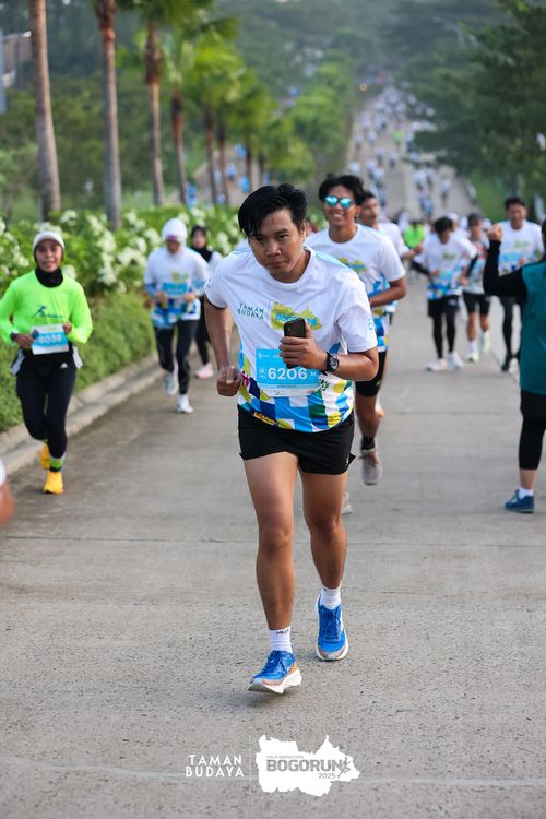 Race photo from Taman Budaya x BOGORUN 2025