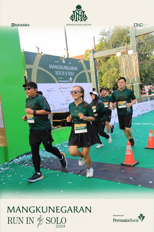 Race photo from Mangkunegaran Run 2024