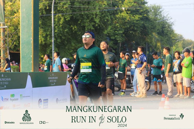 Race photo from Mangkunegaran Run 2024