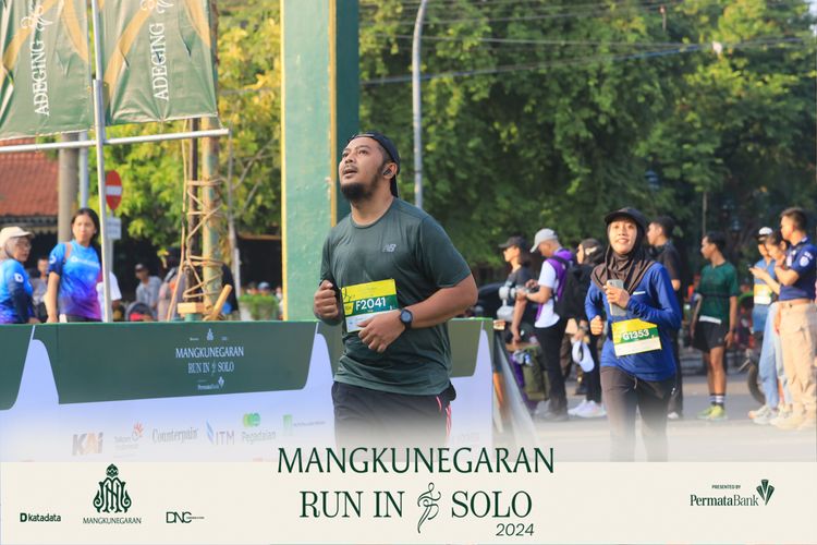 Race photo from Mangkunegaran Run 2024