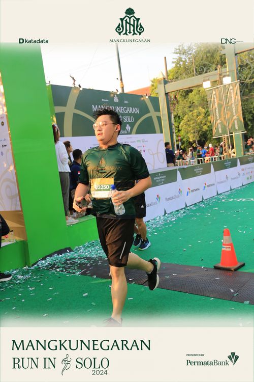 Race photo from Mangkunegaran Run 2024