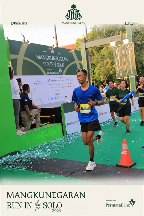 Race photo from Mangkunegaran Run 2024