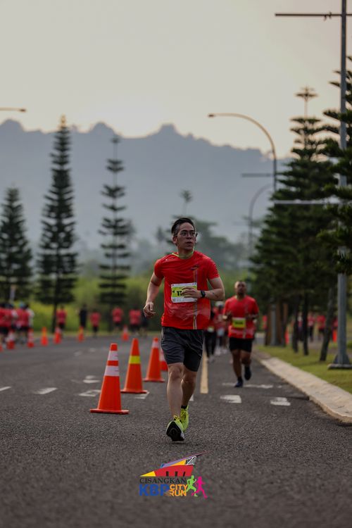 Race photo from CISANGKAN KBP CITY RUN 2025