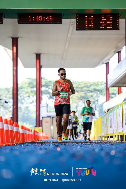 Race photo from BAF LIONS RUN 2024