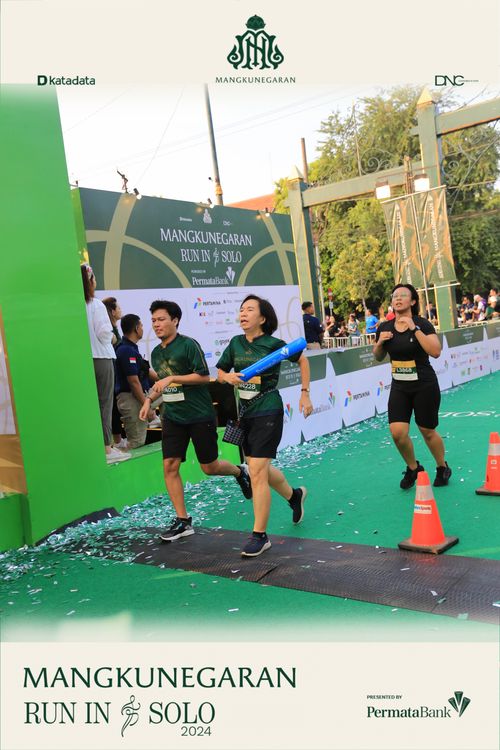 Race photo from Mangkunegaran Run 2024