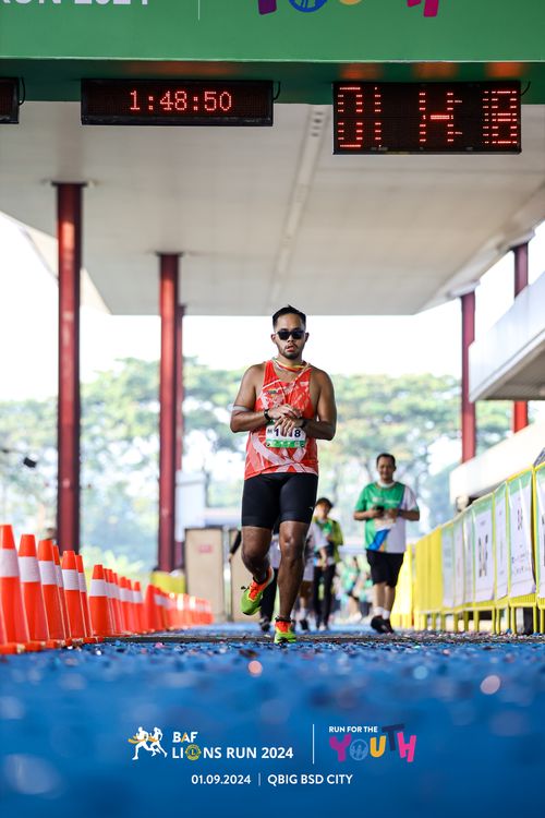 Race photo from BAF LIONS RUN 2024