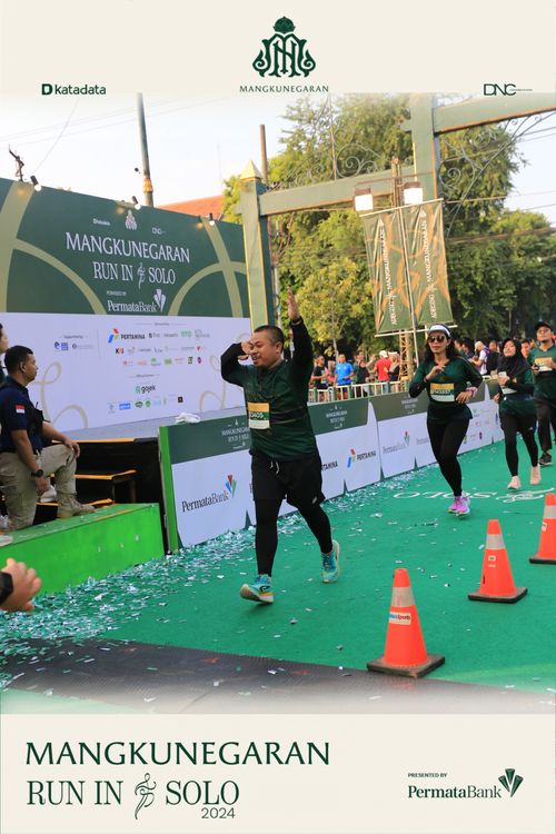 Race photo from Mangkunegaran Run 2024