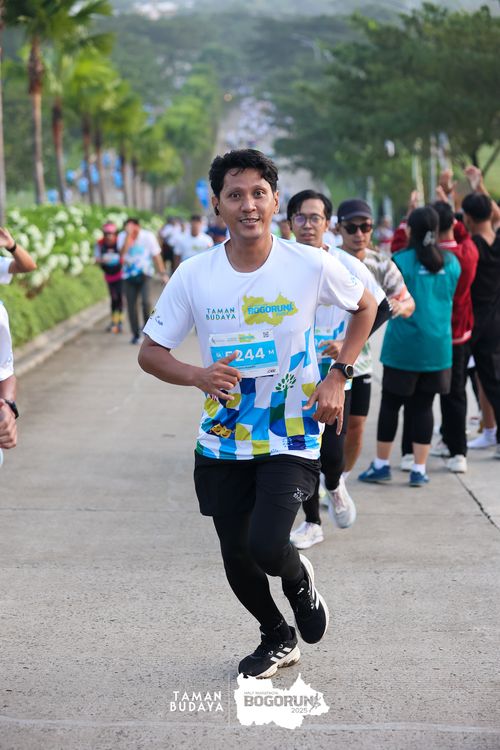 Race photo from Taman Budaya x BOGORUN 2025