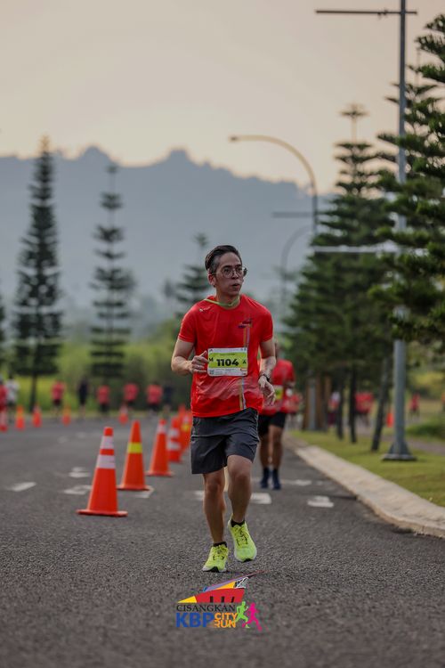 Race photo from CISANGKAN KBP CITY RUN 2025