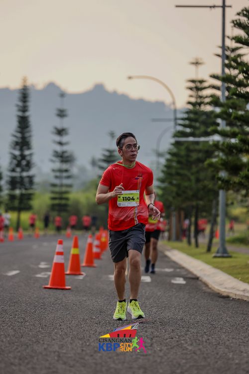 Race photo from CISANGKAN KBP CITY RUN 2025