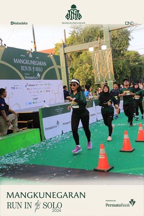 Race photo from Mangkunegaran Run 2024