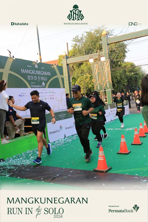 Race photo from Mangkunegaran Run 2024