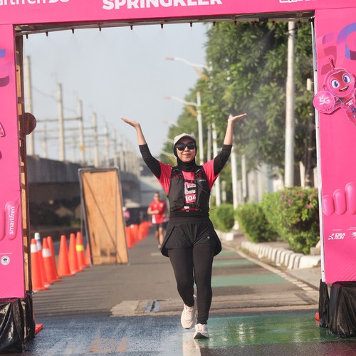 Race photo from SMARTFREN RUN 2026