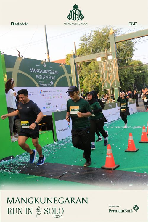 Race photo from Mangkunegaran Run 2024