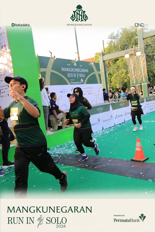 Race photo from Mangkunegaran Run 2024