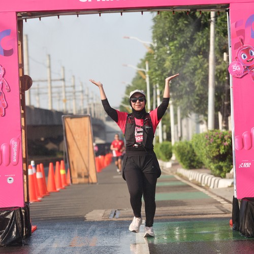 Race photo from SMARTFREN RUN 2026