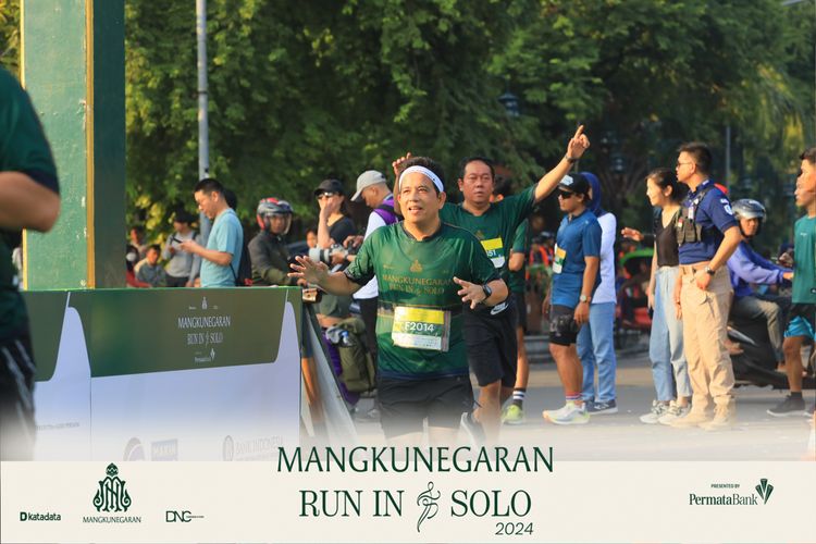 Race photo from Mangkunegaran Run 2024