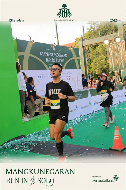 Race photo from Mangkunegaran Run 2024