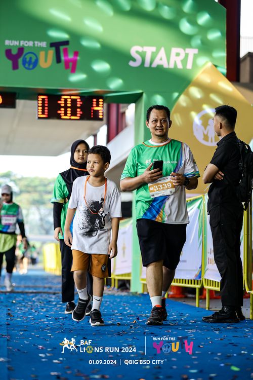 Race photo from BAF LIONS RUN 2024