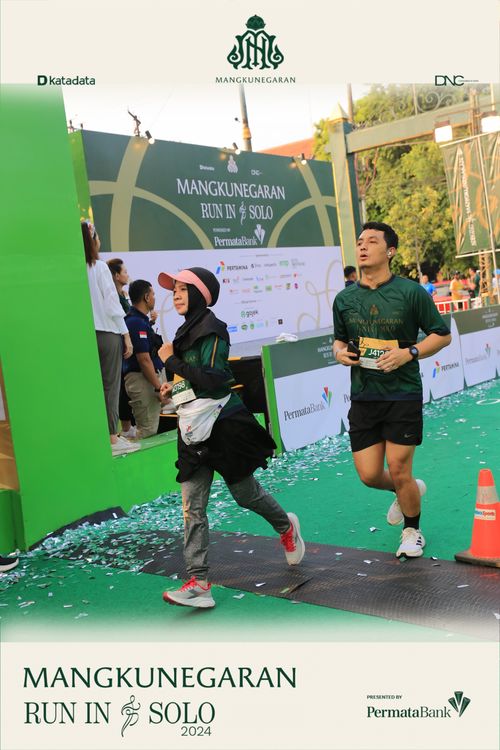 Race photo from Mangkunegaran Run 2024