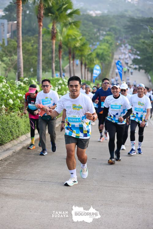 Race photo from Taman Budaya x BOGORUN 2025
