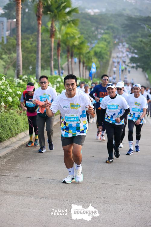Race photo from Taman Budaya x BOGORUN 2025