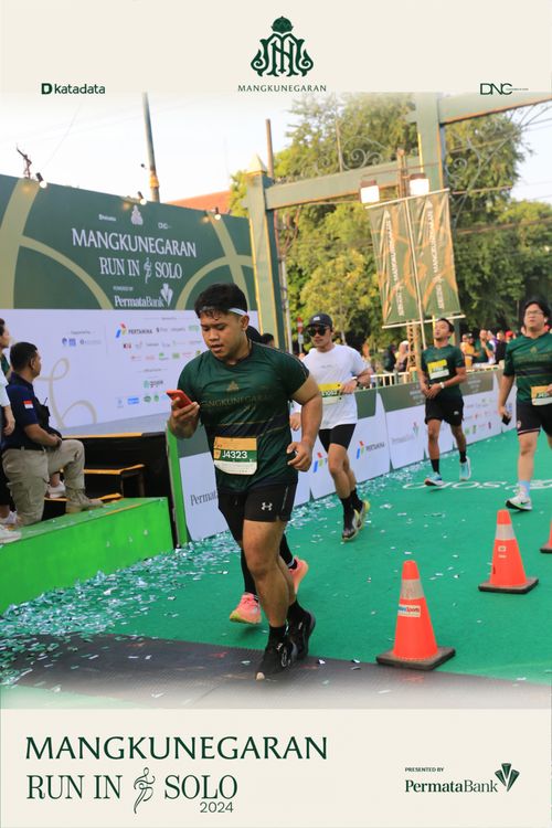 Race photo from Mangkunegaran Run 2024
