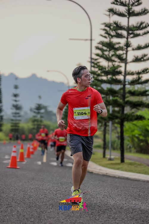 Race photo from CISANGKAN KBP CITY RUN 2025