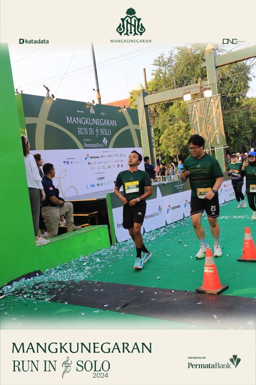 Race photo from Mangkunegaran Run 2024