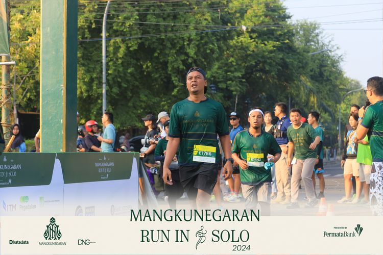 Race photo from Mangkunegaran Run 2024