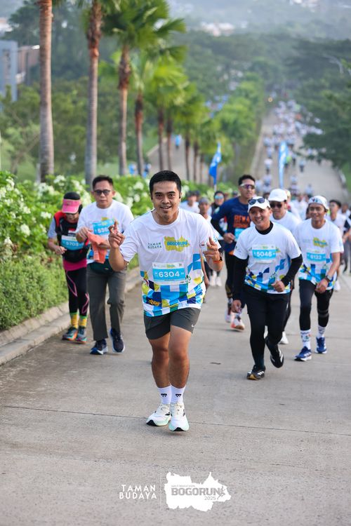 Race photo from Taman Budaya x BOGORUN 2025