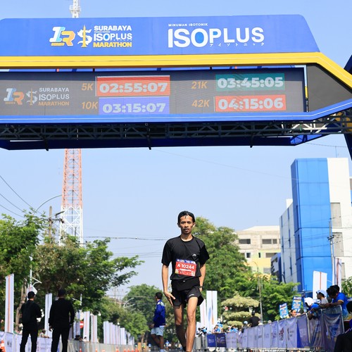 Race photo from SURABAYA ISOPLUS MARATHON 2026