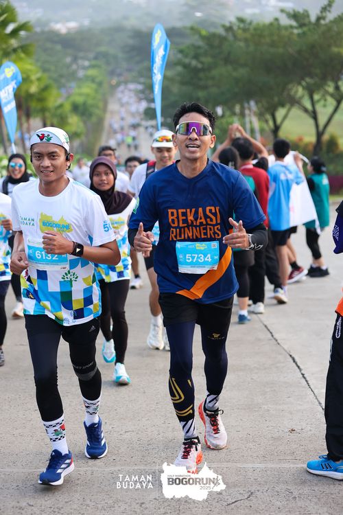 Race photo from Taman Budaya x BOGORUN 2025