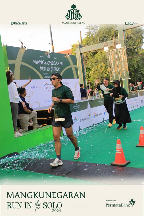 Race photo from Mangkunegaran Run 2024
