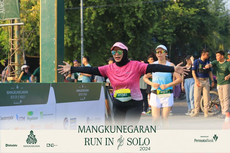 Race photo from Mangkunegaran Run 2024
