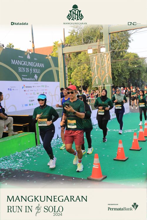 Race photo from Mangkunegaran Run 2024