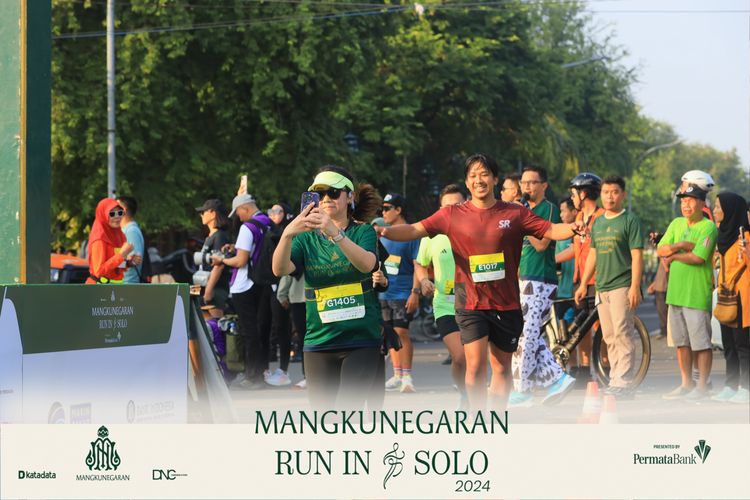 Race photo from Mangkunegaran Run 2024