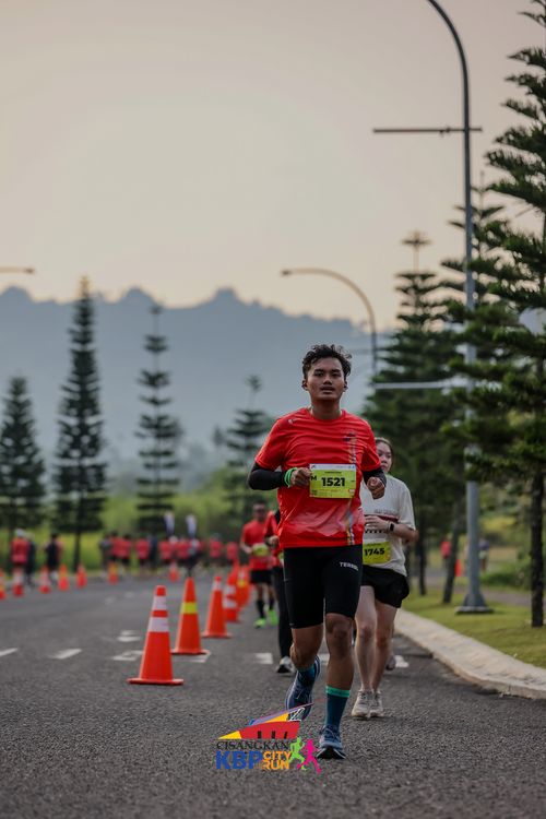 Race photo from CISANGKAN KBP CITY RUN 2025