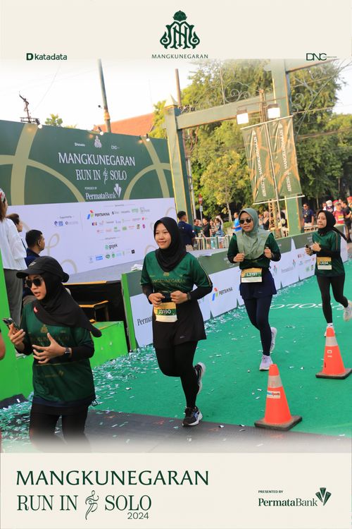 Race photo from Mangkunegaran Run 2024