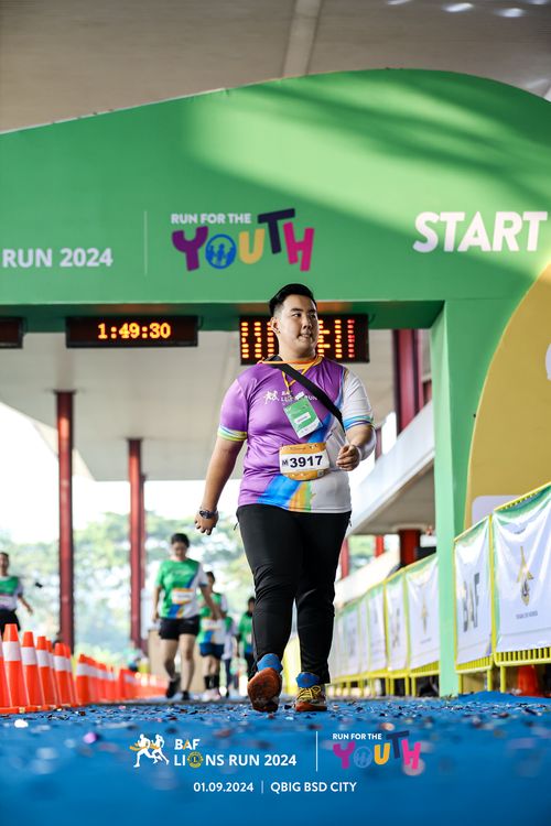 Race photo from BAF LIONS RUN 2024