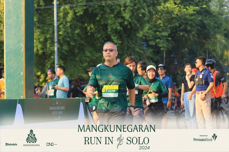Race photo from Mangkunegaran Run 2024