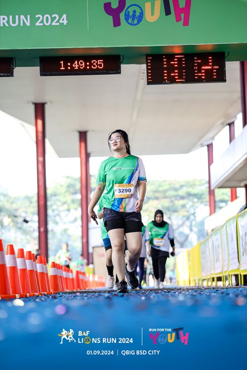 Race photo from BAF LIONS RUN 2024