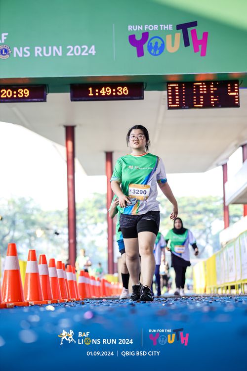 Race photo from BAF LIONS RUN 2024