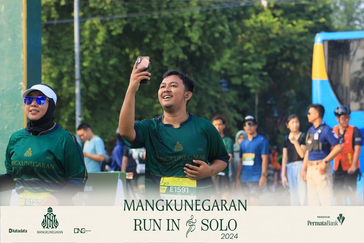 Race photo from Mangkunegaran Run 2024