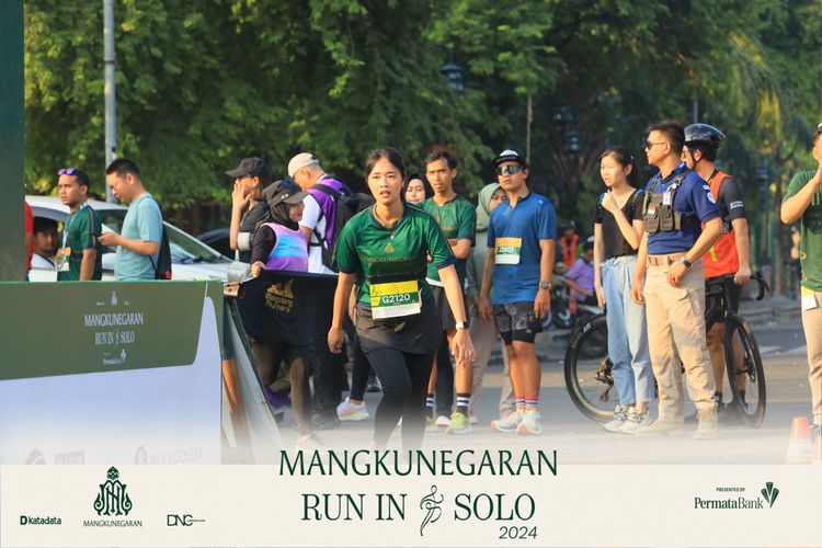 Race photo from Mangkunegaran Run 2024