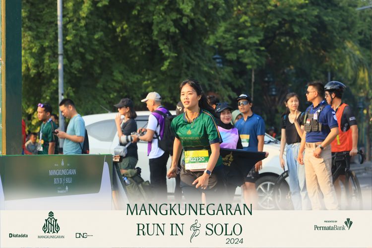 Race photo from Mangkunegaran Run 2024