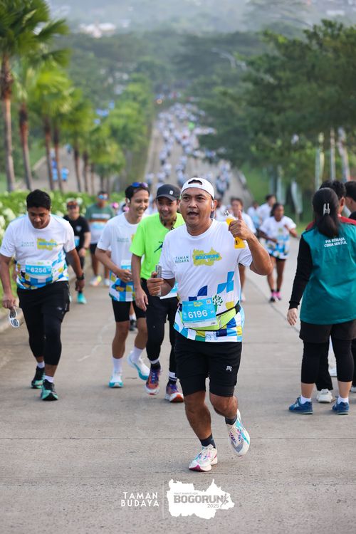 Race photo from Taman Budaya x BOGORUN 2025